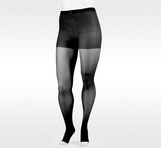 Juzo Sheer Open Toe Pantyhose 30-40 mmHg
