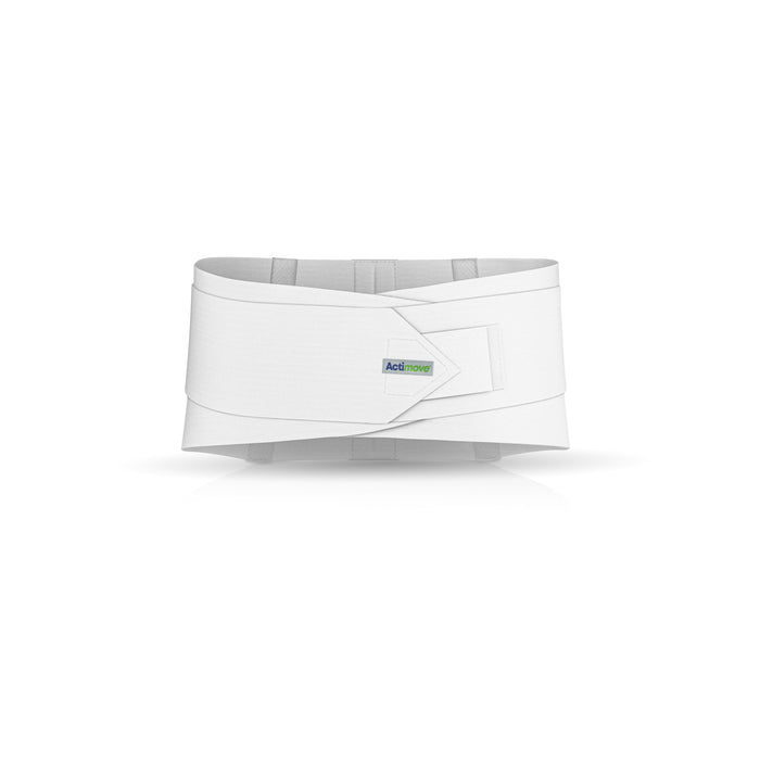 Actimove® Lumbar Sacral Support Comfort with Additional Support Belt White 10" - CLEARANCE