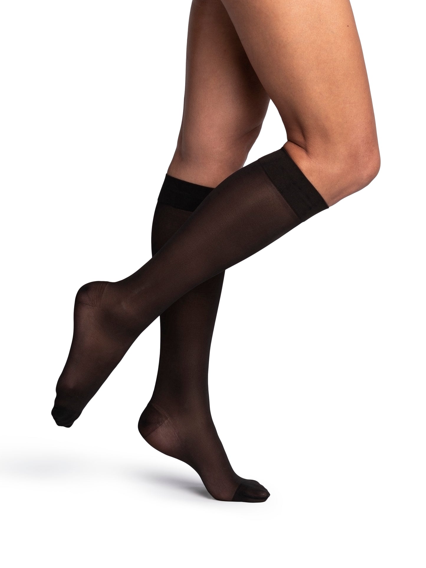Dynaven Sheer Women's Knee High 15-20mmHg-Closed Toe
