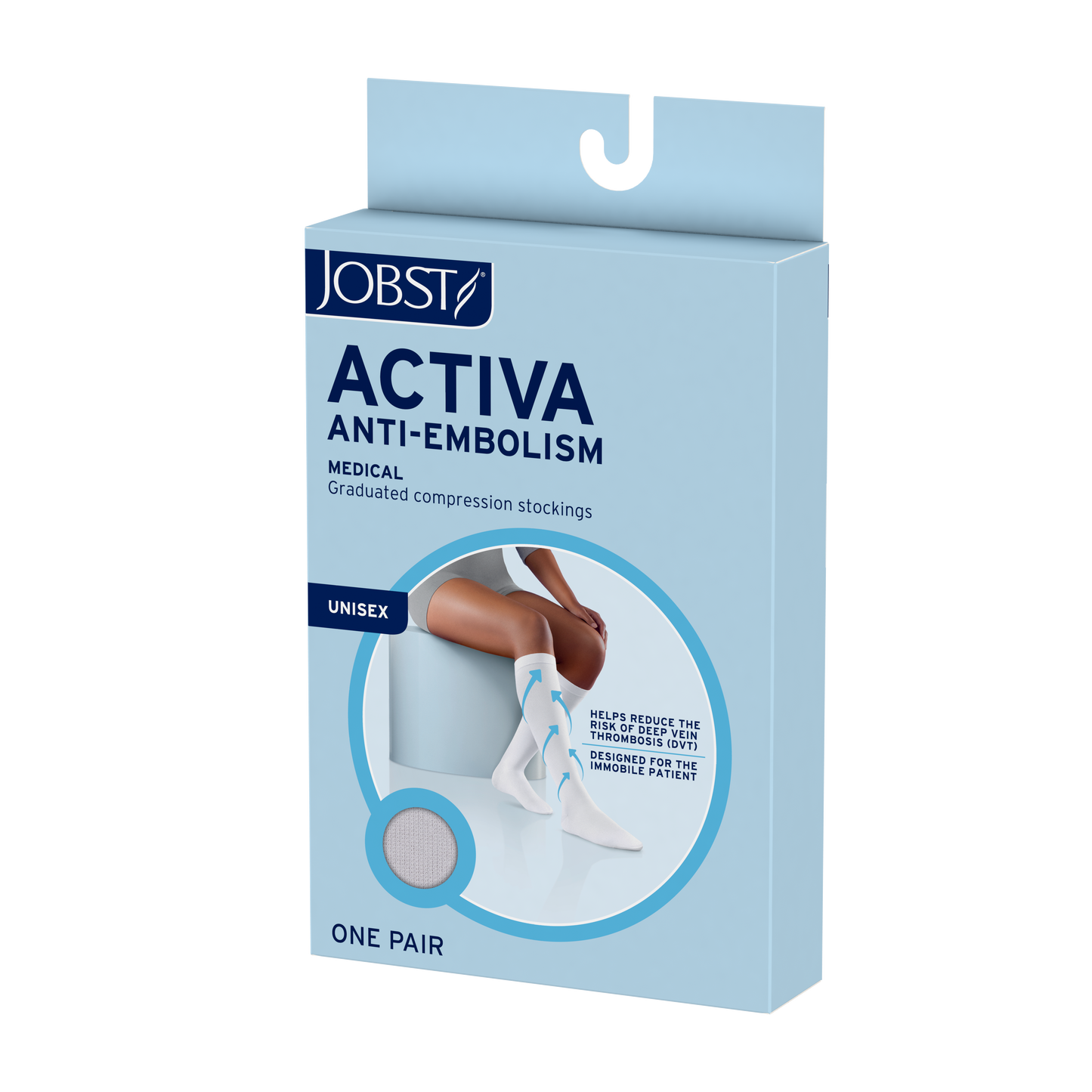 JOBST Anti-Embolism Closed Toe Knee Highs 18 mmHg