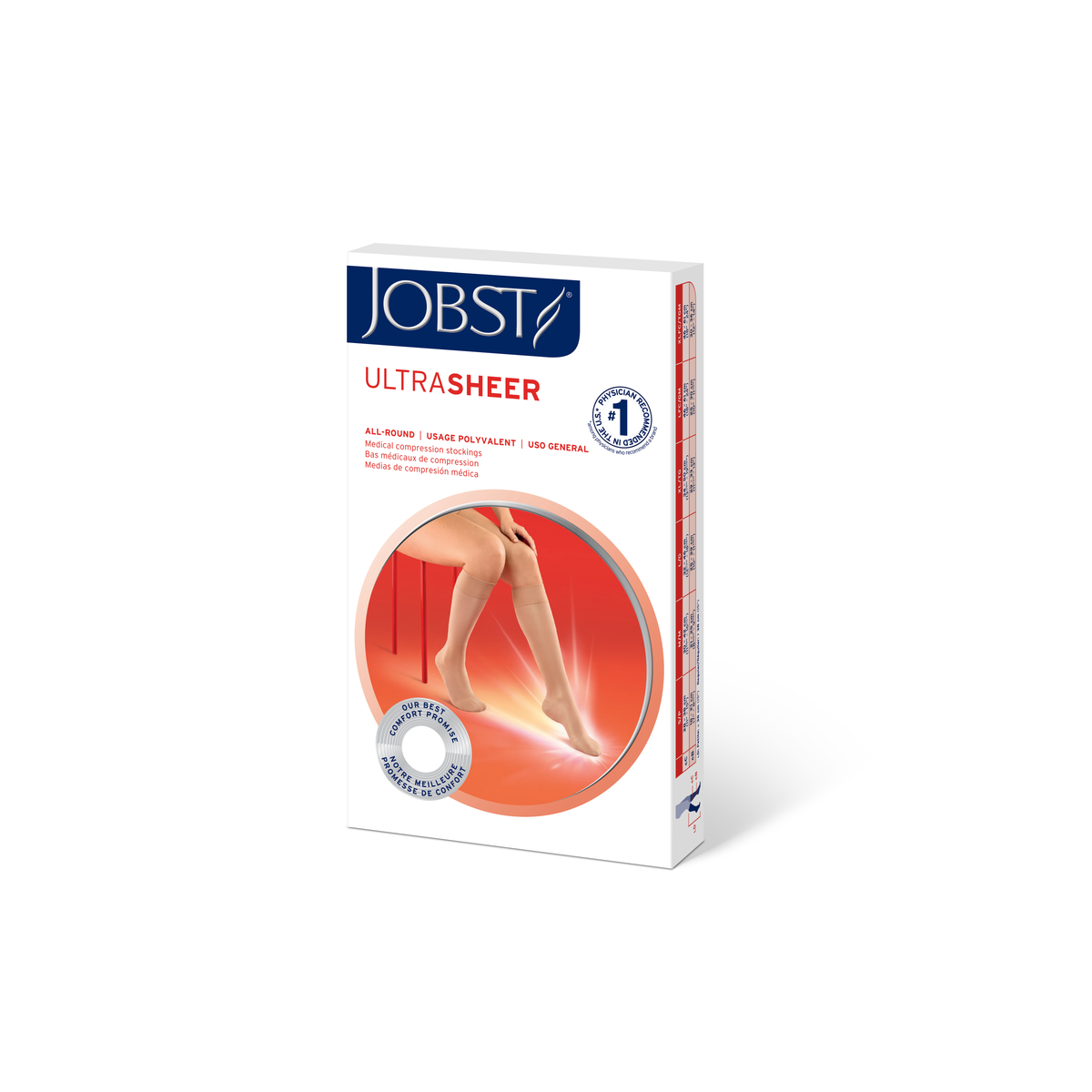 JOBST Ultrasheer Thigh Highs Top Band Firm w/ Silicone Dot 20-30 mmHg | Clearance (Final Sale)