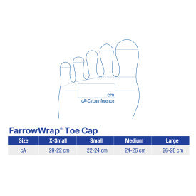 Jobst FarrowWrap Microfine Toe Cap 15-20 mmHg