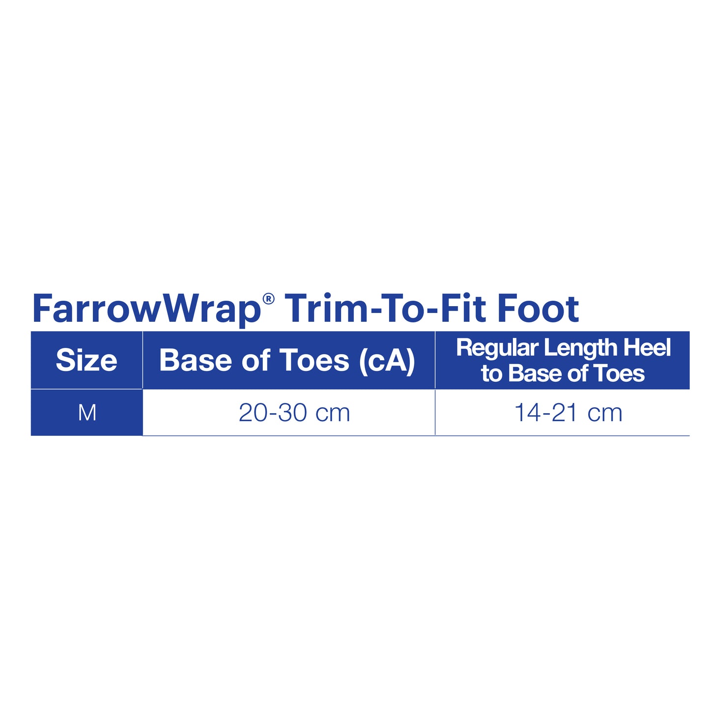 Jobst FarrowWrap Lite Trim-To-Fit Footpiece 20-30 mmHg
