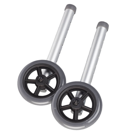 ProBasics Walker Wheel Kit, 5" and 3" with Glide Cap, Pair - Clearance