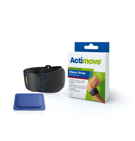 Actimove Elbow Strap Hot/Cold Pack Universal Black - CLEARANCE