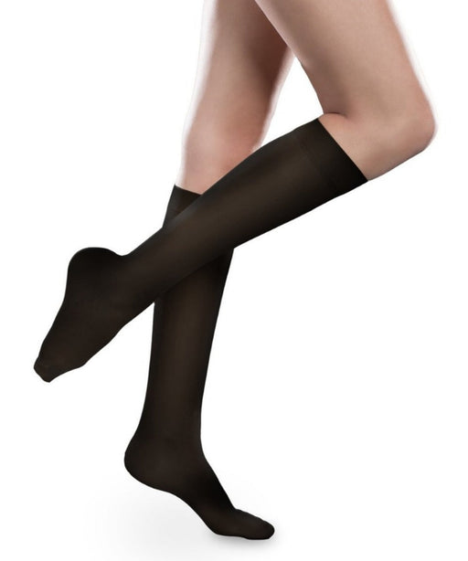 Therafirm Sheer Ease Women's Closed Toe Knee High Stockings 15-20mmHg - Clearance