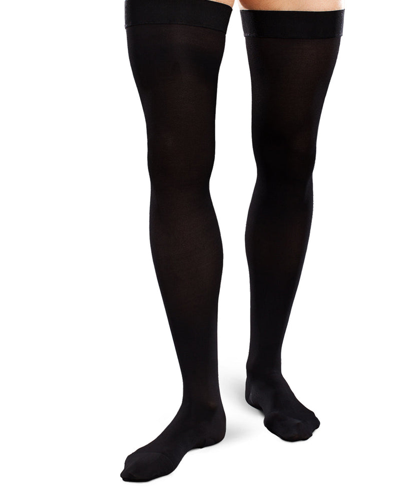 Therafirm Ease Opaque Mens Closed Toe Thigh High 15-20 mmHg - Clearance