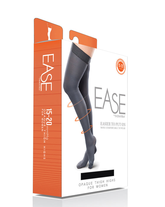 Therafirm Ease Opaque Women's Closed Toe Thigh High 15-20 mmHg - Clearance