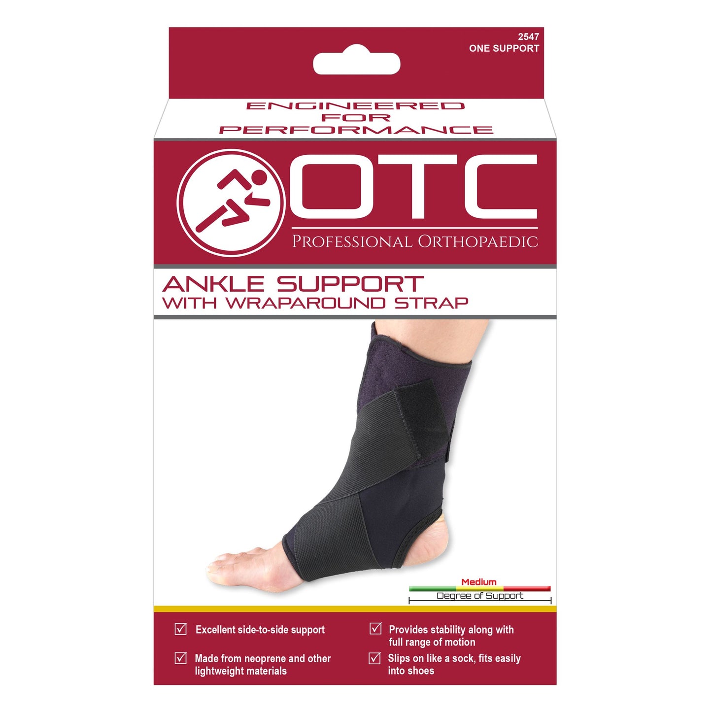 OTC ANKLE SUPPORT W/ STRAP