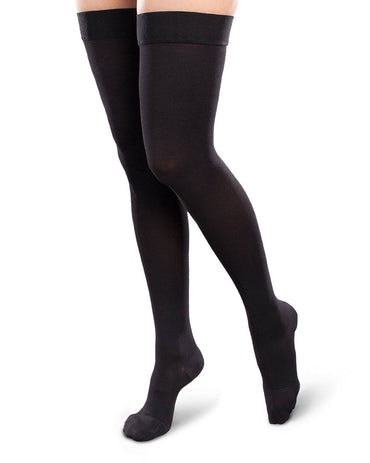 Therafirm Ease Opaque Women Closed Toe Thigh High 30-40 mmHg