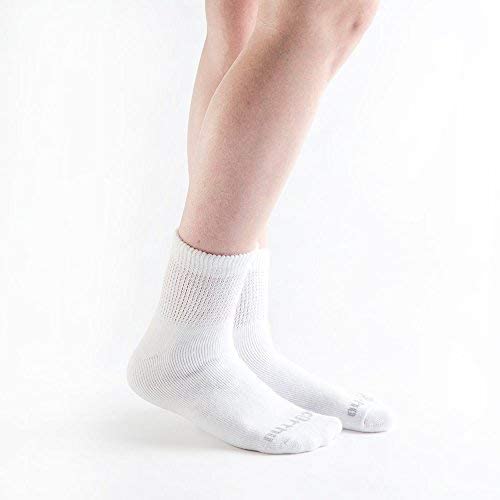 Ultra Soft Loose Fit Diabetic Crew Socks, 2 pairs