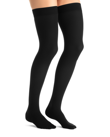 Jobst Opaque Sensitive 20–30 mmHg Thigh High Closed Toe Compression Stockings