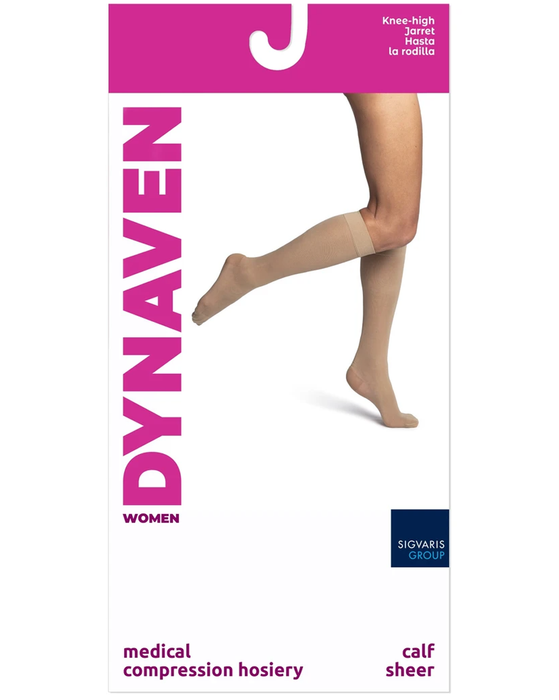 Dynaven Sheer Women's 15-20 mmHg Knee High