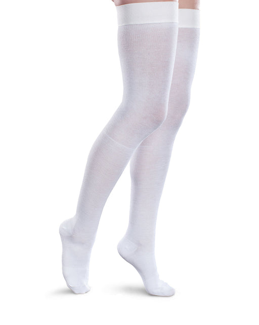 Therafirm Core-Spun Thigh High Socks for Men & Women 30-40mmHg - Clearance