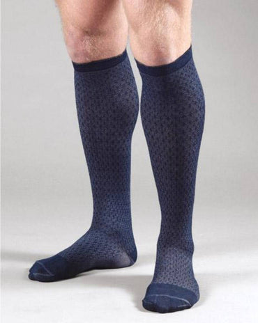 Activa Sheer Therapy Men's Herringbone pattern casual socks 15-20 mmhg