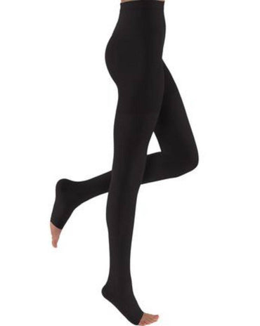 Juzo Naturally Sheer Kompressionsstrumpfhose mit offener Spitze, 20-30 mmHg
