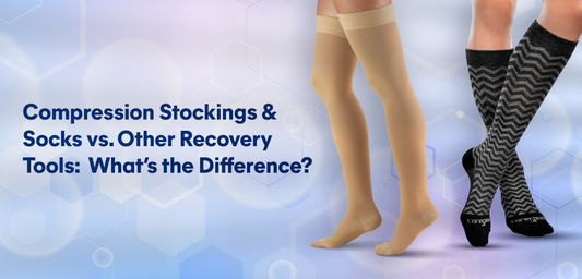 Compression Stockings & Socks vs. Other Recovery Tools: What’s the Difference?