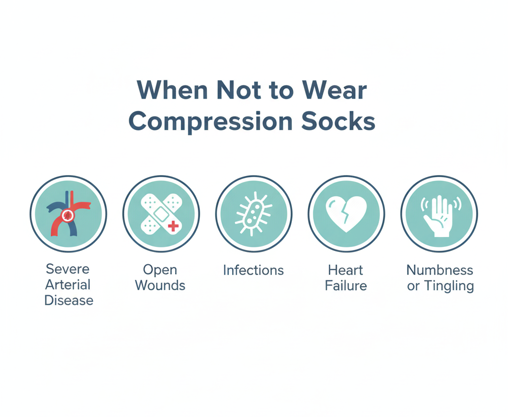 When Not to Wear Compression Socks: Important Safety Tips