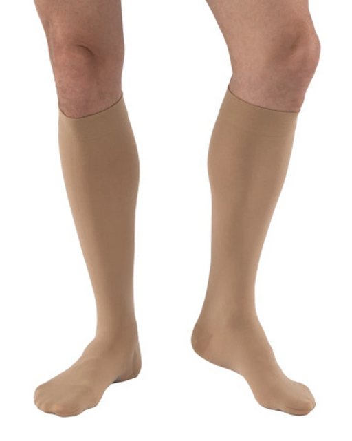 Jobst Relief Unisex Closed Toe Knee Highs w/ Silicone Top Band 20-30 mmHg( Petite Sizes)
