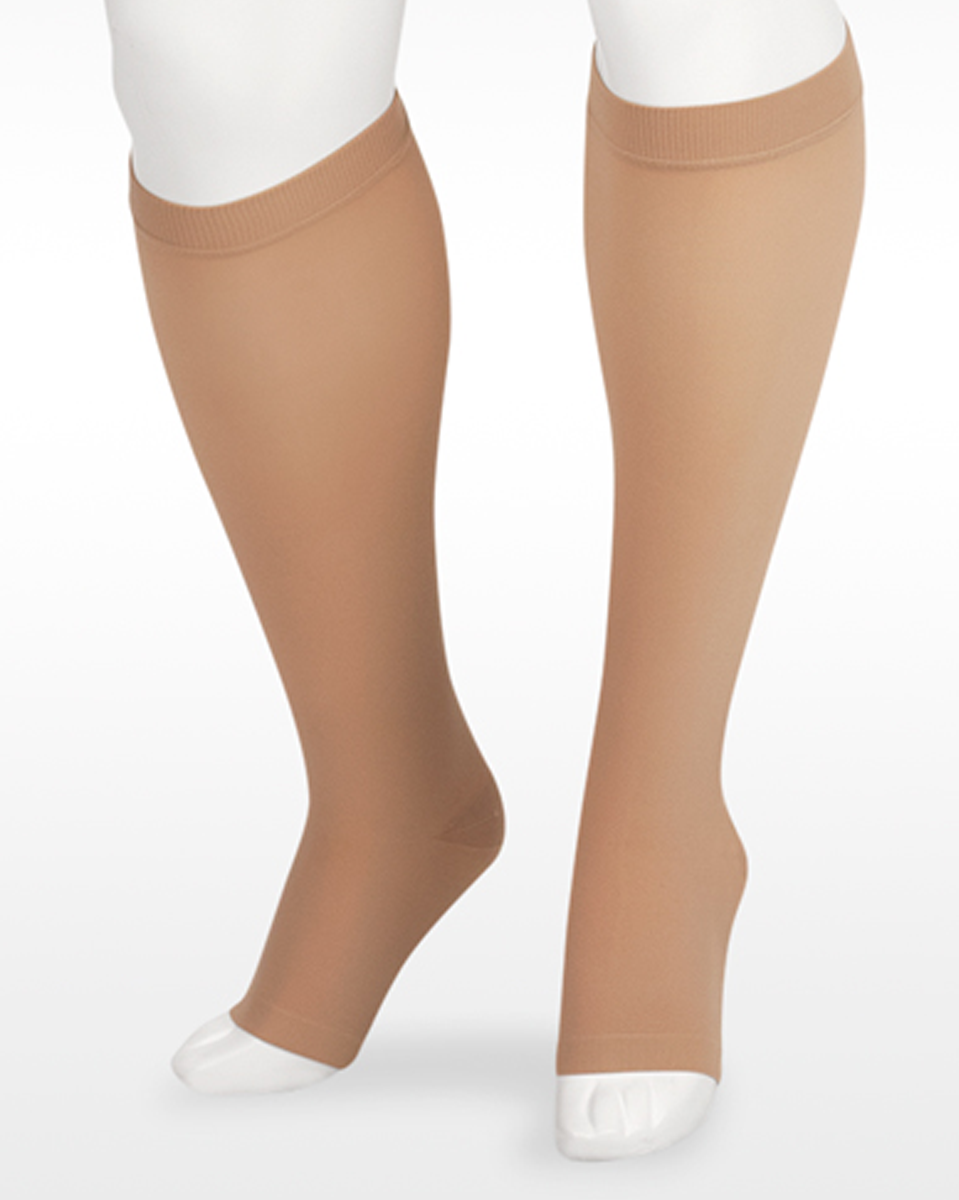 Juzo Soft 2000AD Knee Highs Compression Stockings w/ Silicone Top Band 15-20mmHg | Clearance (Final Sale)