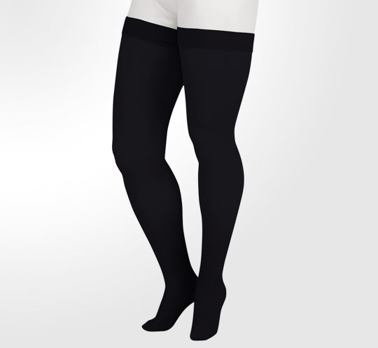 Juzo Soft Closed Toe Thigh High 20-30 mmHg w/ 3.5cm Silicone Top Band