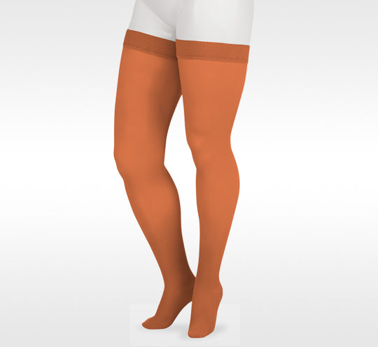 Juzo Soft Closed Toe Thigh High 30-40 mmHg w/ 3.5cm Silicone Top Band