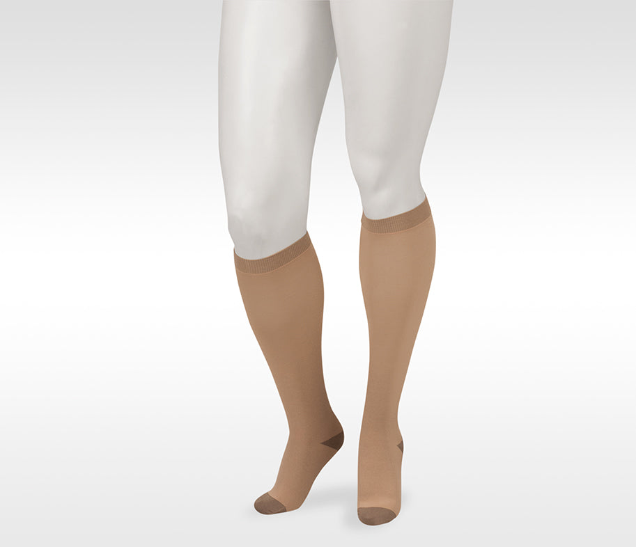 Juzo Soft Silver Closed Toe Knee High 20-30 mmHg