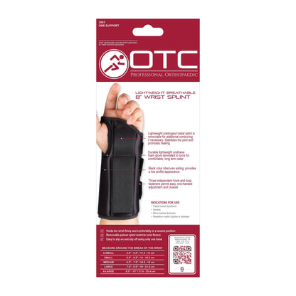 OTC 8" Wrist Splint Lightweight