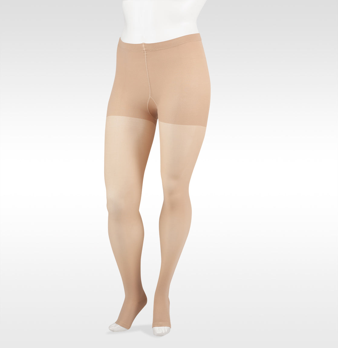 Juzo Soft Open Toe Elastic Pantyhose 20-30 mmHg
