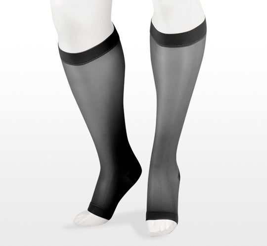 Juzo Sheer Open Toe Knee High 15-20 mmHg
