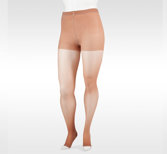 Juzo Sheer Open Toe Pantyhose 15-20 mmHg