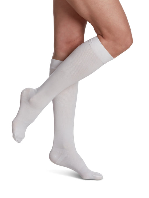 Sigvaris 230 Cotton Series Women's Closed Toe Knee Highs 20-30 mmHg - 232C