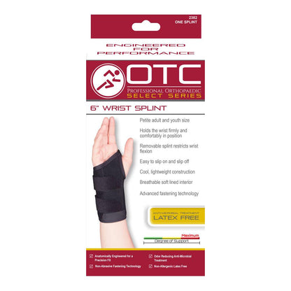 OTC Select Series 6" Wrist Brace - Discontinued Sizes | Clearance (Final Sale)