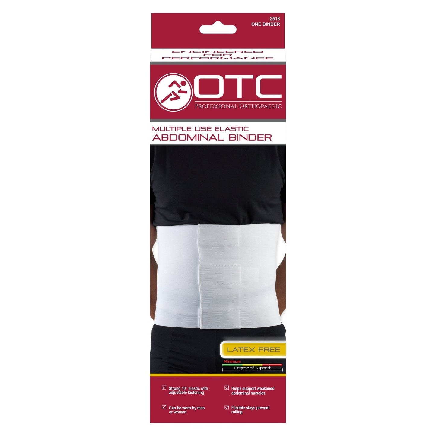 OTC ABDOMINAL BINDER 10" - 2518 | Clearance (Final Sale)