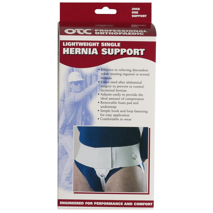 OTC HERNIA SUPPORT ELAS SNG - 2958 - CLEARANCE