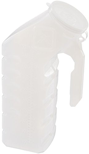 Medline Male urinal with odor  shield - CLEARANCE
