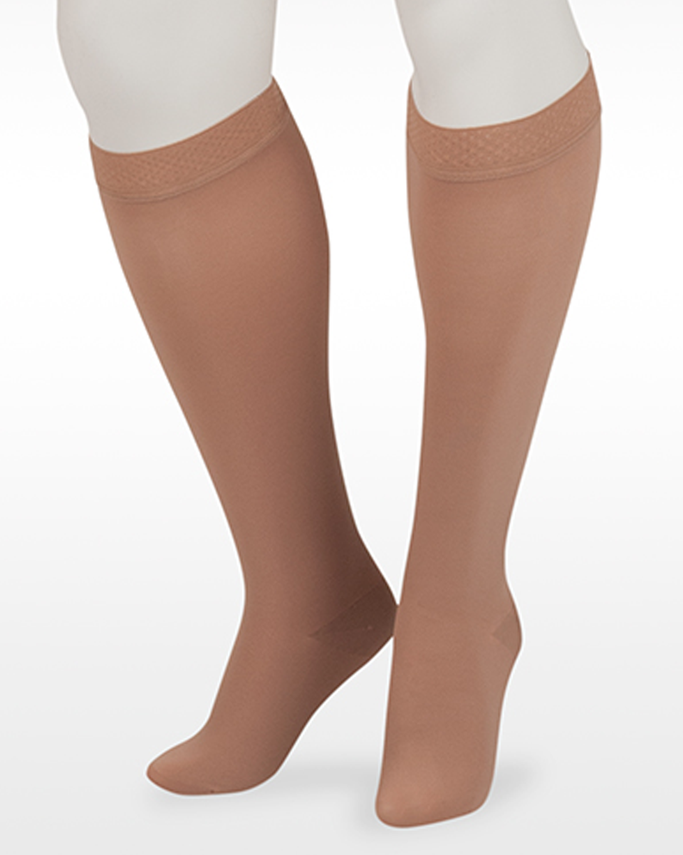 Juzo Dynamic Unisex Knee Highs w/ 3.5 cm Silicone Top 20-30 mmHg | Clearance (Final Sale)