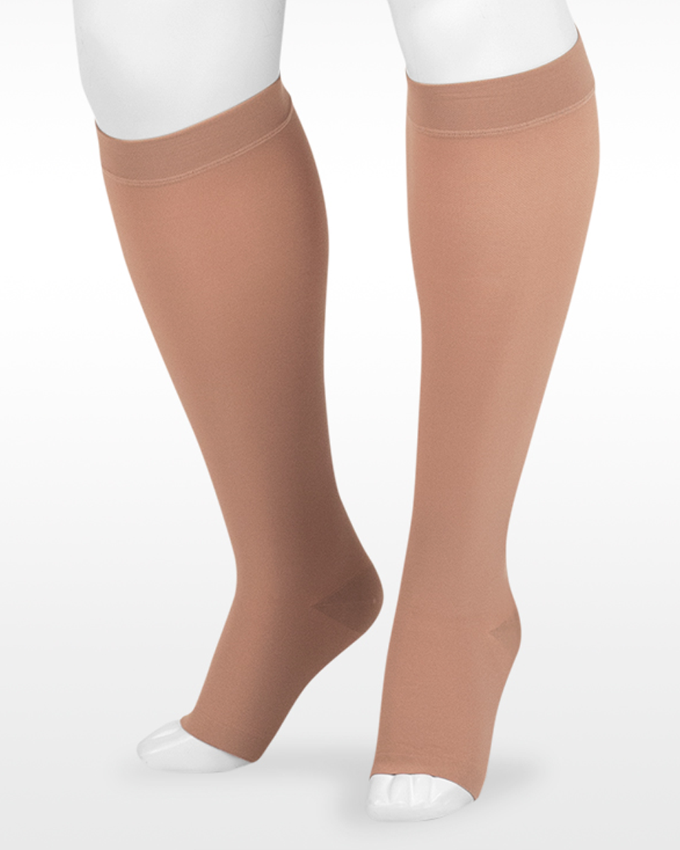 Juzo 3512 Dynamic Unisex OPEN TOE Knee Highs 30-40 mmHg | Clearance (Final Sale)