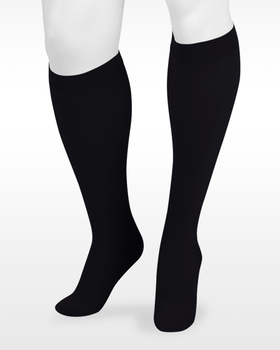 Juzo Dynamic Max Closed Toe 30-40 mmHg Knee High w/ 3.5 cm Silicone Dot Top Band | Clearance (Final Sale)