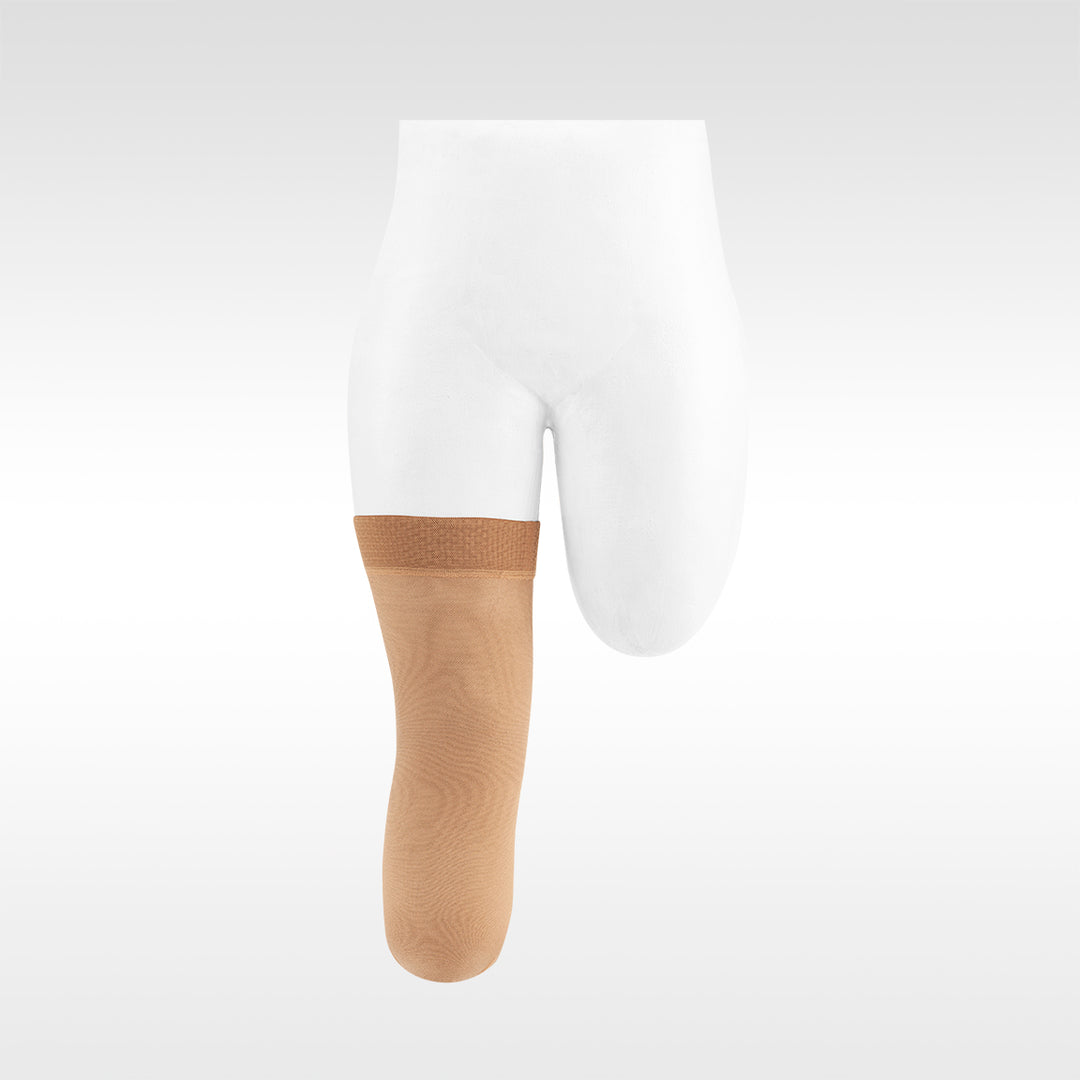 Juzo Dynamic Silver BK Shrinker 20-30 mmHg w/ 3.5cm Silicone Top Band