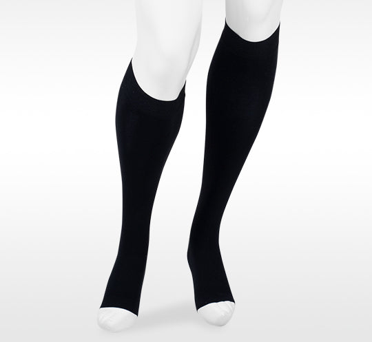 Juzo Move Max Open Toe Knee High 30-40 mmHg w/ 3.5cm Silicone Top Band