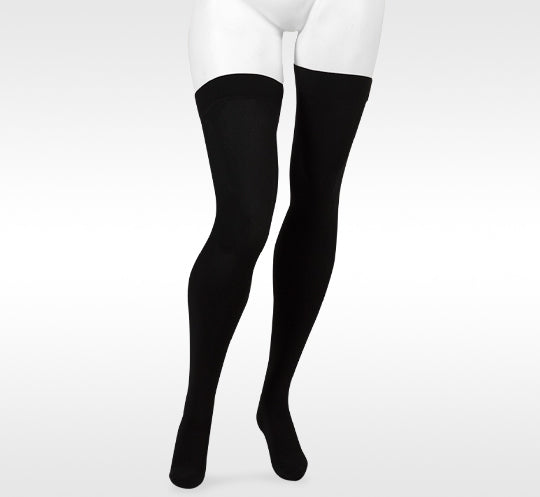 Juzo Move Closed Toe Thigh High 30-40 mmHg w/ 3.5cm Silicone Top Band
