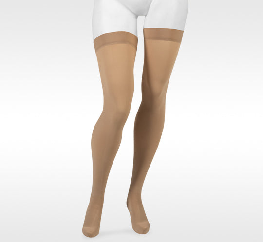 Juzo Move Closed Toe Thigh High 30-40 mmHg w/ 3.5cm Silicone Top Band