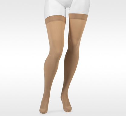 juzo Move Closed Toe Thigh High 30-40 mmHg Compression Hosiery w/ Silicone Top Band – Compressionsale