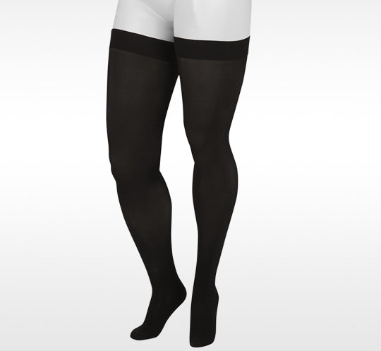 Juzo Basic Closed Toe Thigh High 20-30 mmHg w/ 3.5cm Silicone Top Band