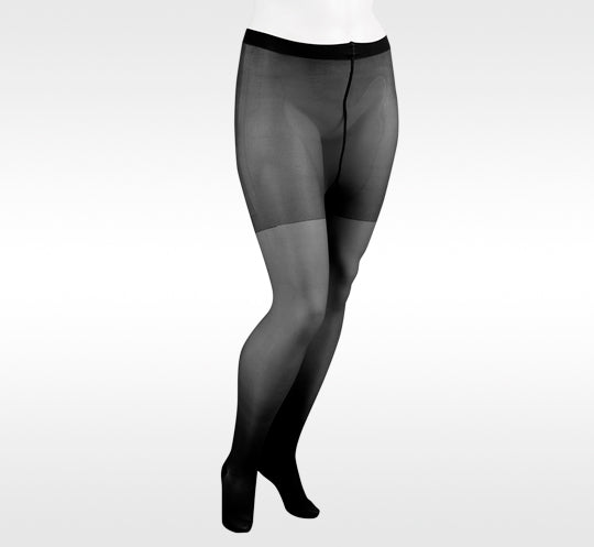 Juzo OTC Support Pantyhose 15-20 mmHg w/ 3.5cm Silicone Top Band