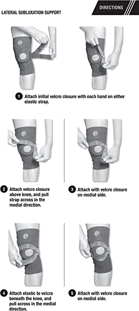Pro-Tec Athletics J-Lat Laterale Subluxationsstütze, MITTEL