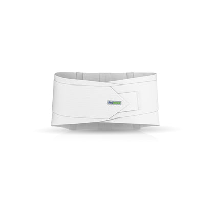 Actimove Lumbar Sacral Support Comfort W/Abdominal Belt White 10"