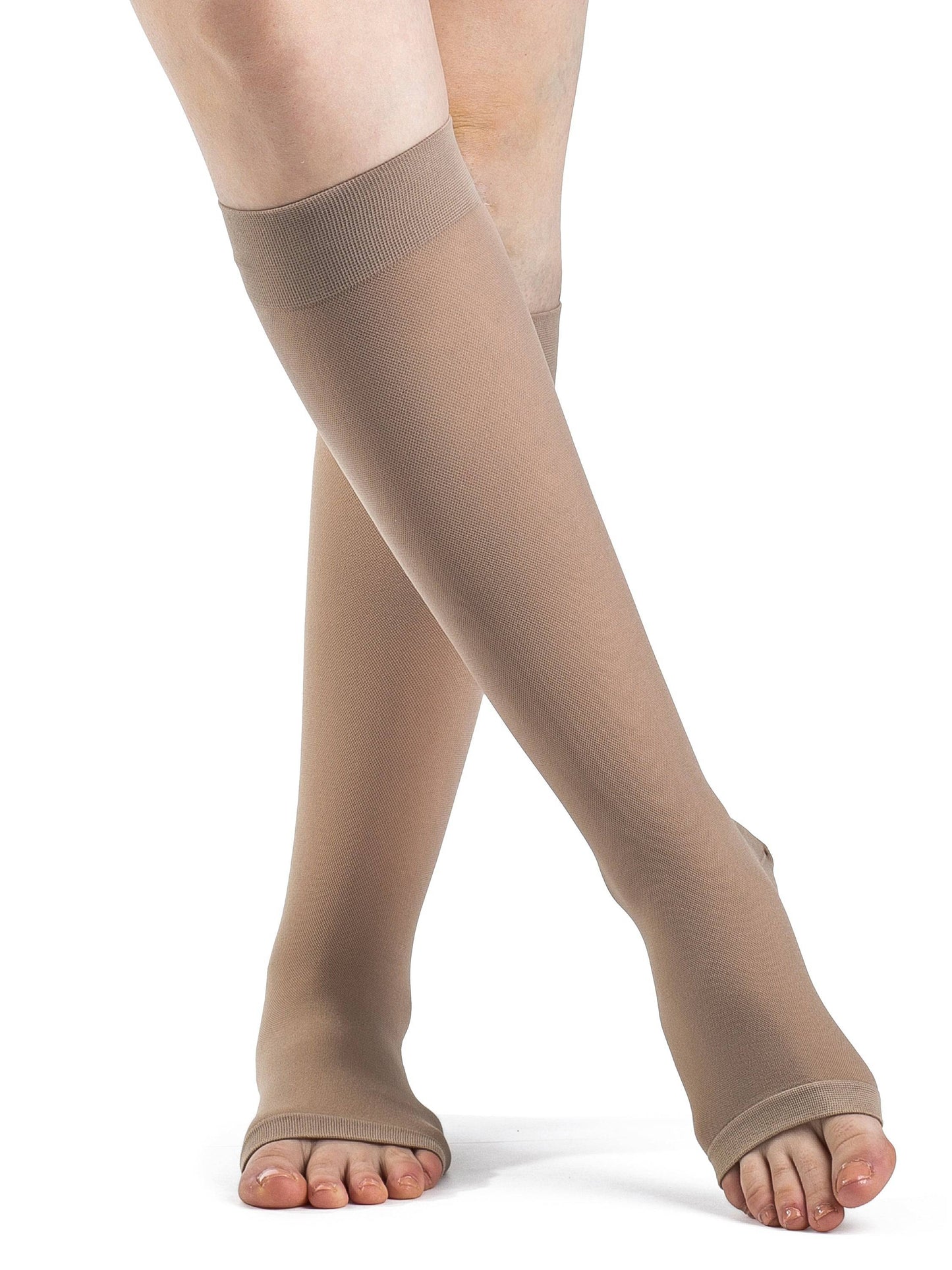 Dynaven Opaque Women's Knee High  30-40mmHg-Open Toe