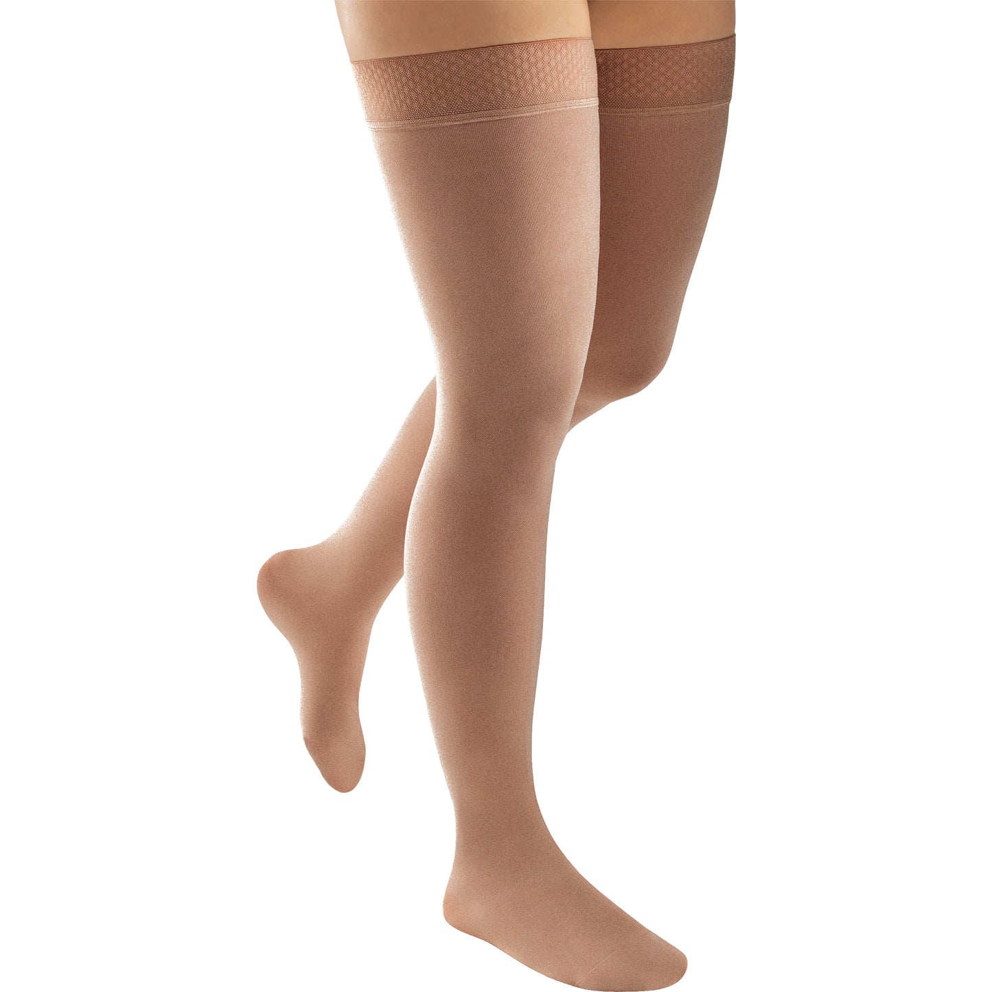 Jobst Activa Opaque Thigh High 15-20 mmHg w/ Silicone Dot Top Band